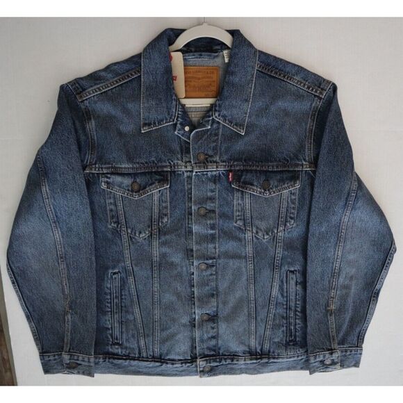 Levi’s 72334-0573 Men’s Sz XL Broadway Terrace Denim The Trucker Jacket - Picture 6 of 9